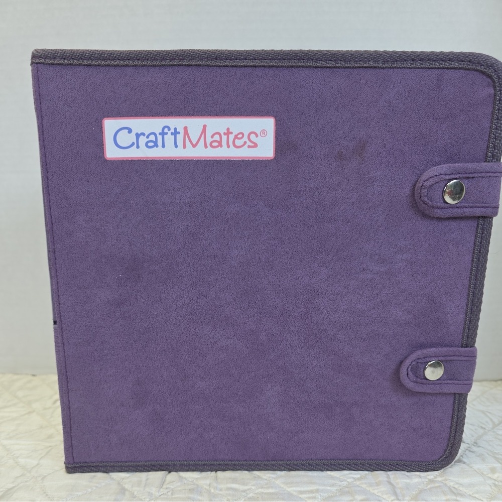 Craft Mates Lockables Organizer Case-Purple Scrapbook Jewelry Craft Storage